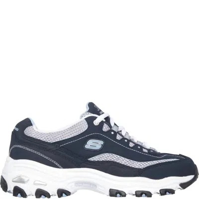Skechers Women's D'lites Life Saver Sneakers In Navy/white In Blue