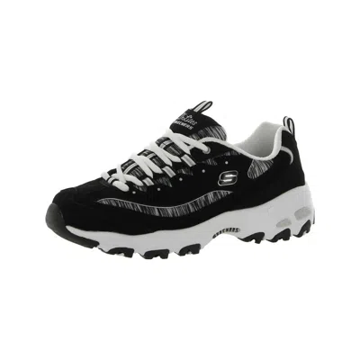 Skechers Women's D'lites Me Time Shoes In Black/white In Multi