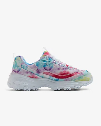Skechers Women's D'lites Stellar Canvas Sneakers In White/multi