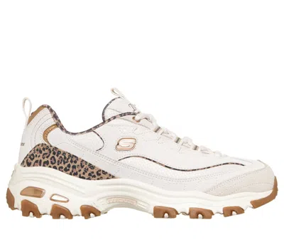Skechers Women's D'lites - Wild Charm Sneaker In White