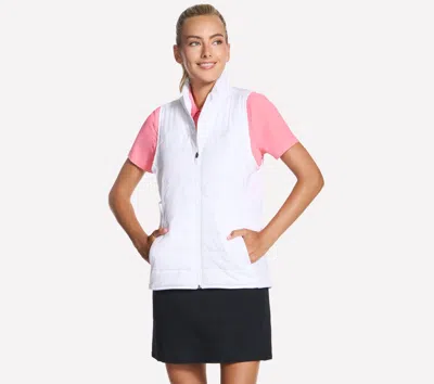 Skechers Women's Driver Hybrid Vest In White