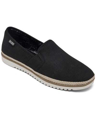 Skechers Women's Flexpadrille Lo Slip-on Casual Sneakers From Finish Line In Black