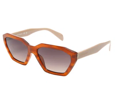 Skechers Women's Geo Shiny Lens Sunglasses In Brown