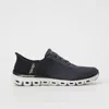 Skechers Women's Glide Step Excite Trainers Snearkers In Black/charcoal In Multi