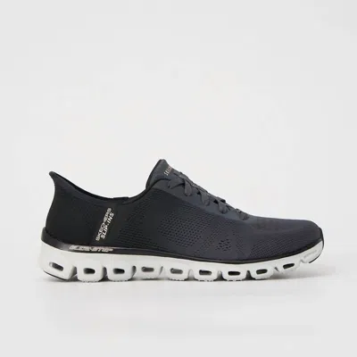Skechers Women's Glide Step Excite Trainers Snearkers In Black/charcoal In Multi