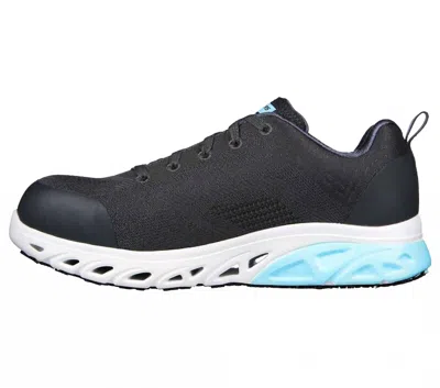 Skechers Women's Glide Step Sr Adilly Shoes In Charcoal In Black