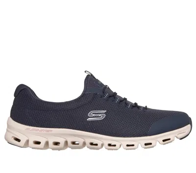 Skechers Women's Glide-step - Glistened Slip-on Shoes In Blue