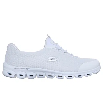 Skechers Women's Glide-step - Glistened Slip-on Shoes In White