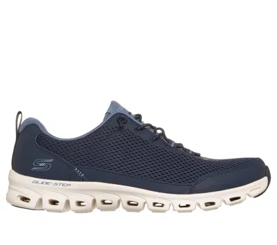 Skechers Women's Glide-step - Muze Sneaker In Navy/blue