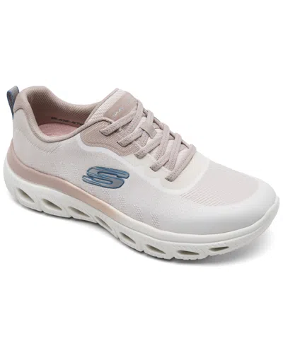 Skechers Women's Glide-step Summits Athletic Walking Sneakers From Finish Line In Taupe Suede