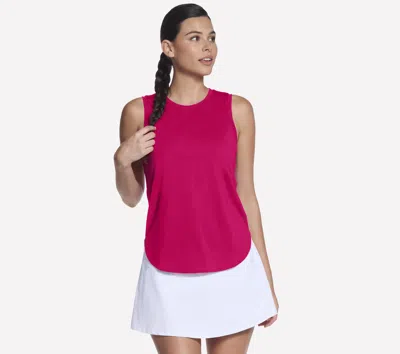 Skechers Women's Go Dri Swift Tunic Tank Top In Pink
