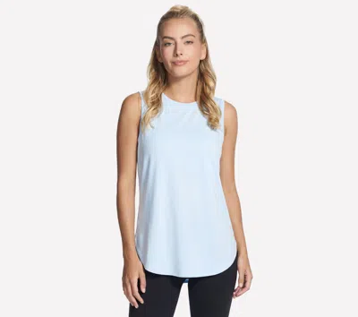 Skechers Women's Go Dri Swift Tunic Tank Top In Blue