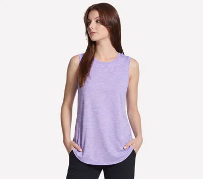 Skechers Women's Go Dri Swift Tunic Tank Top In Purple