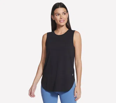 Skechers Women's Go Dri Swift Tunic Tank Top In Black