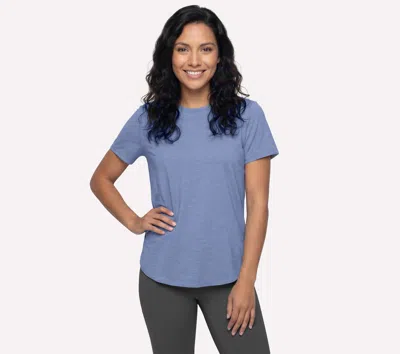 Skechers Women's Go Dri Swift Tunic Top T-shirt In Blue