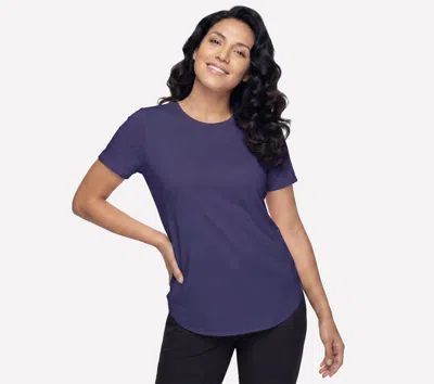 Skechers Women's Go Dri Swift Tunic Top T-shirt In Blue