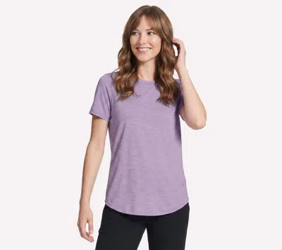 Skechers Women's Go Dri Swift Tunic T-shirt In Purple