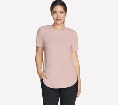 Skechers Women's Go Dri Swift Tunic T-shirt In Pink