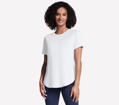 Skechers Women's Go Dri Swift Tunic T-shirt In White