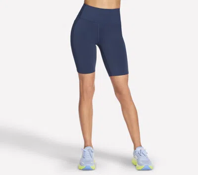 Skechers Women's Go Flex Harmony 8 Inch Bike Short In Blue