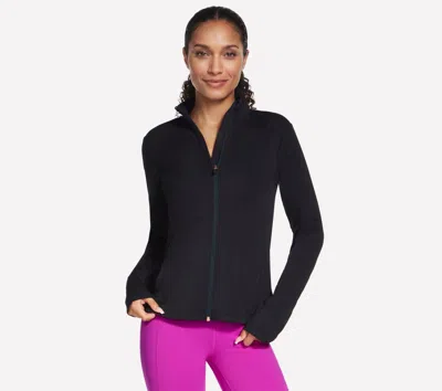 Skechers Women's Go Flex Harmony Full Zip Jacket In Black