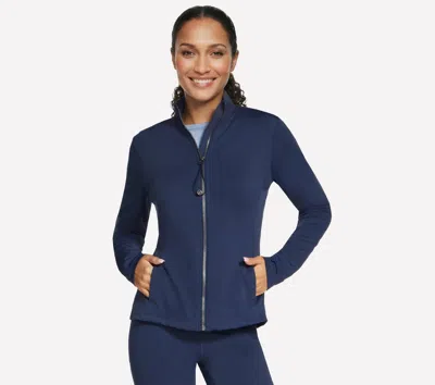 Skechers Women's Go Flex Harmony Full Zip Jacket In Blue