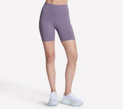 Skechers Women's Go Flex Slim 8 Inch Short In Purple