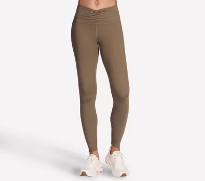 Skechers Women's Go Flex Slim Full Length High-waisted Legging In Brown