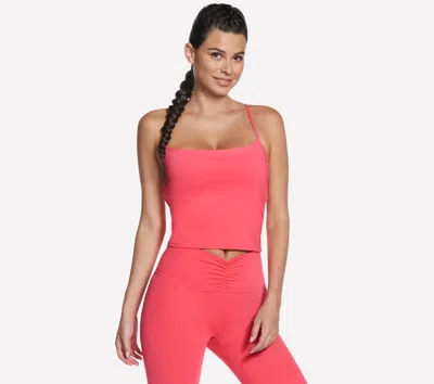 Skechers Women's Go Flex Slim Strappy Tank Top In Pink
