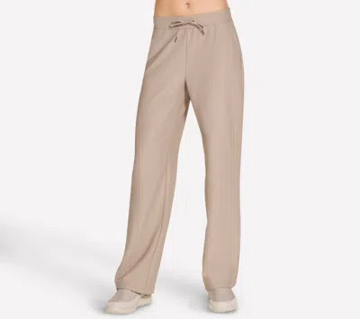 Skechers Women's Go Luxe Rib Pants In Brown