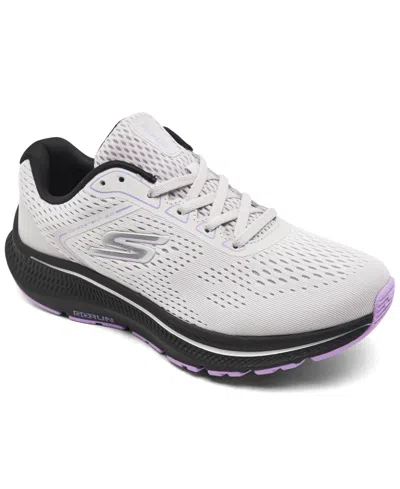 Skechers Women's Go Run Consistent 2.0 In Light Gray,black