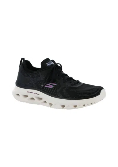 Skechers Women's Go Run Glide-step Flex Shoes In Black/white In Multi