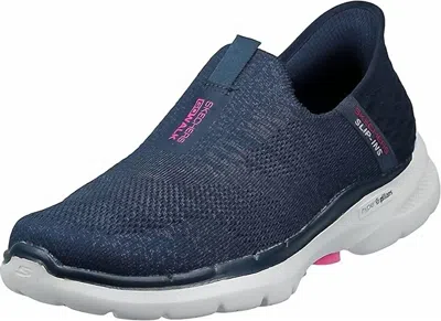 Skechers Women's Go Walk 6 Slip-ins In Navy In Blue