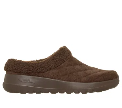 Skechers Women's Go Walk Arch Fit Joy - Cozy Fit Premium Loafer Shoes In Brown