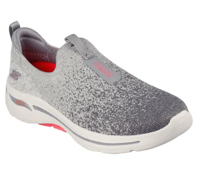 Skechers Women's Go Walk Arch Fit Slip On Sneakers In Grey