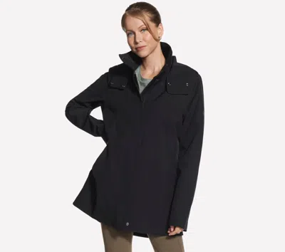 Skechers Women's Go Walk Destination Rain Jacket In Black
