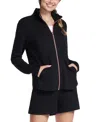 Skechers Women's Go Walk Diamond Ottoman Jacket In Bold Black