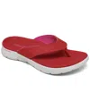 Skechers Women's Go Walk Flex Sandal In Red