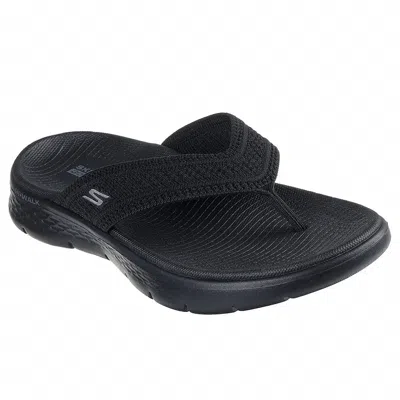 Skechers Women's Go Walk Flex Sandal In Black