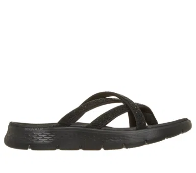 Skechers Women's Go Walk Flex Sandals - Starry Skies In Black