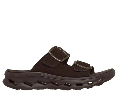 Skechers Women's Go Walk Glide-step 2.0 Sandals - Macy In Burgundy