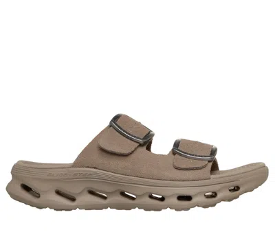 Skechers Women's Go Walk Glide-step 2.0 Sandals - Macy In Brown