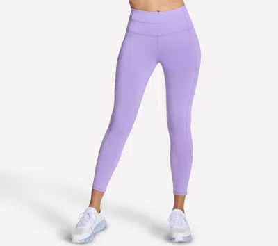 Skechers Women's Go Walk High Waisted 7/8 Legging In Purple