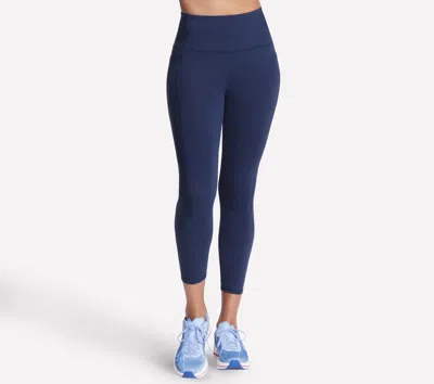 Skechers Women's Go Walk High Waisted 7/8 Legging In Blue