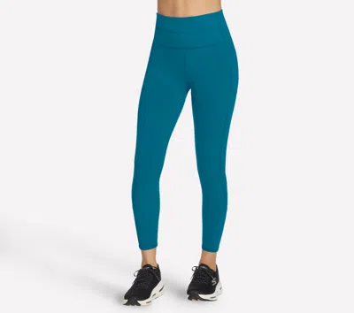 Skechers Women's Go Walk High Waisted 7/8 Legging In Blue