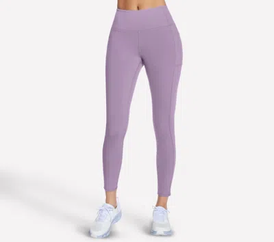 Skechers Women's Go Walk High Waisted Legging In Purple