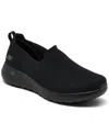 Skechers Go Walk Joy Womens Performance Slip On Walking Shoes In Black