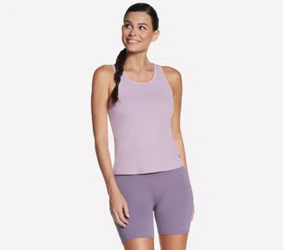 Skechers Women's Go Walk Luxe Rib Tank Top In Pink
