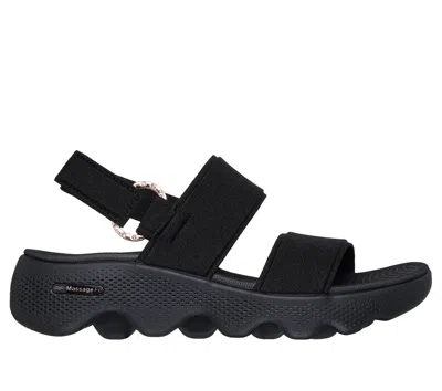 Skechers Women's Go Walk Massage Fit - Renee Sandals In Nude