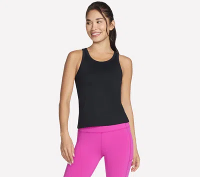 Skechers Women's Go Walk Shelf Bra Tank Top In Black